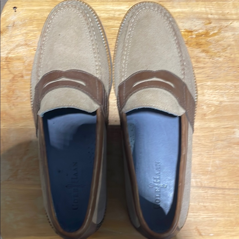 Cole Haan Men's Tan and Brown Loafers